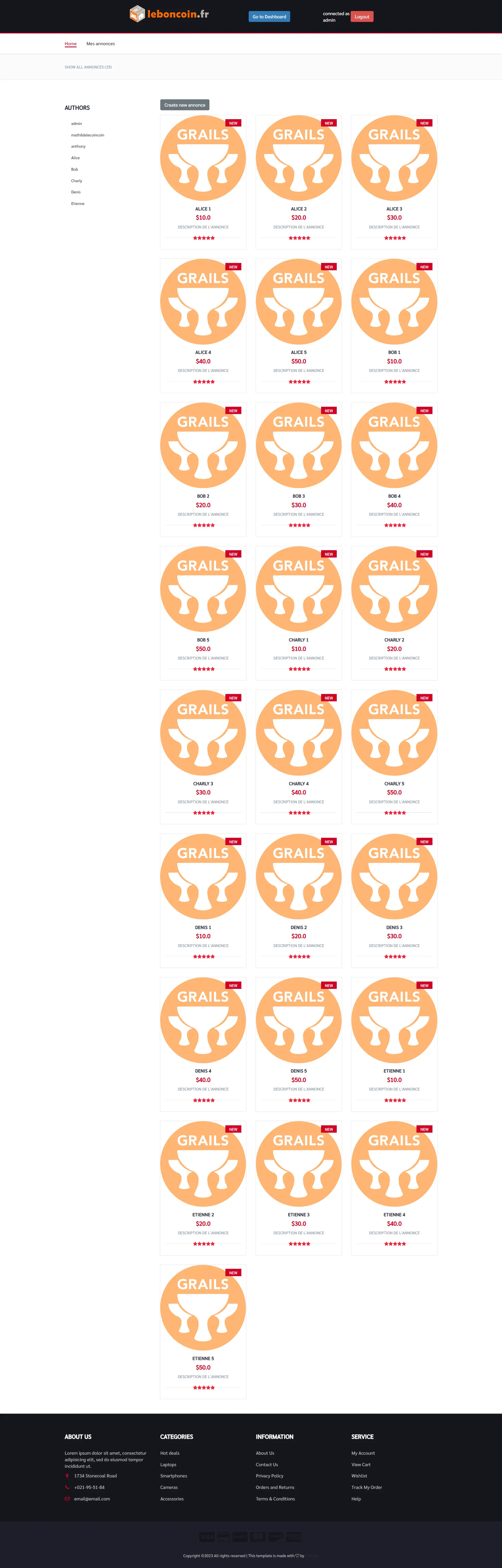 Projet leCoinCoin